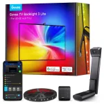 Govee TV Backlight 3 Lite H6097 nutikas RGBICW LED-riba telerile, 2,4 m, 24 W, Wi-Fi, Bluetooth, 40&ndash;50&Prime;