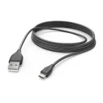 Hama kaabel 00201588 / USB-A kuni Micro-B 3m must
