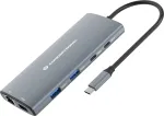 "CONCEPTRONIC 10-1 USB-C->HDMI/2xUSB-C/3xUSB-A/+ 20cm gr"