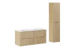 120 cm m&ouml;&ouml;blikomplekt koos &bdquo;SKY&ldquo; valamu ja k&otilde;rge kapiga &bdquo;set-nc 120 cm um sky hc&ldquo;