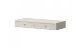 Wall Mounted Console Lorini - Cashmere / Gold Handles