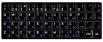 Klaviatuuri kleebised EN/RU/LT, mustad