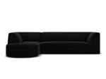 Velvet Modular Left Corner Sofa, "Siena", 4 Seats, 273x180x69 Made in Europe
