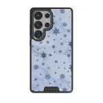 Ice Queen - Snowflakes Samsung Galaxy S25 Ultra Case, Elite Dark (Magnetic) / Gunmetal