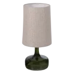 LUMA TABLE LAMP GLASS GREEN/LAMPSHADE NATURAL