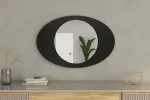 Peegel, Hanah Home, must, 60 x 90 x 2,2