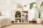 Konsool, Hanah Home, travertiin, liivakivi, 80 x 74 x 37