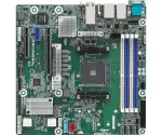 Asrock X570D4U-2L2T/BCM emaplaat AMD X570, AM4 pesa, micro ATX