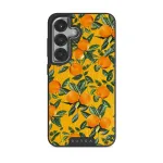 Orange Lemonade - Samsung Galaxy S25 Case, Elite Dark (Magnetic) / Silver