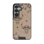Taurus - Samsung Galaxy S25 Plus Case, Elite Dark (Magnetic) / Silver / Beige