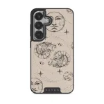 Capricorn - Samsung Galaxy S25 Case, Elite Dark (Magnetic) / Silver / Nude