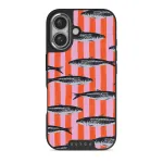 Del Mar - iPhone 16 Plus Case, Elite Dark (MagSafe) / Silver