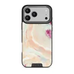 Berry Sorbet - Girly iPhone 17 Pro Max Case, Elite Dark (MagSafe) / Silver