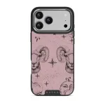 Aries - iPhone 17 Pro Max Case, Elite Dark (MagSafe) / Silver / Pink