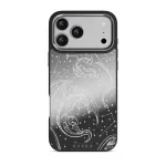 Wyvern - iPhone 17 Pro Max Case, Elite Mirror Dark (MagSafe) / Silver