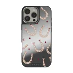 Lucky Charm - iPhone 16 Pro Max Case, Elite Mirror Dark (MagSafe) / Silver