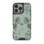 Aries - iPhone 16 Pro Max Case, Elite Dark (MagSafe) / Silver / Turquoise