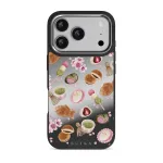 Caf&eacute; Haru - iPhone 17 Pro Case, Elite Mirror Dark (MagSafe) / Silver