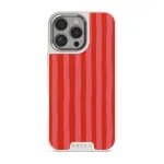 Pomegranate - iPhone 16 Pro Case, Elite Light (MagSafe) / Silver