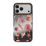 Seashells - iPhone 17 Pro Max Case, Elite Mirror Dark (MagSafe) / Gold