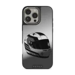 Pit Stop - iPhone 16 Pro Case, Elite Mirror Dark (MagSafe) / Silver