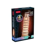 3D LED-puzzle &bdquo;Pisa kalduv torn&ldquo; (&ouml;ine versioon)