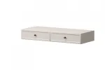 Wall Mounted Console Lorini - Cashmere / Black Handles