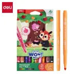 Viltpliiatsid DELI ColorWow l&otilde;hnastatud 10-v&auml;rvi