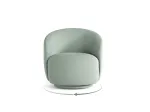Swivel Armchair, "Savona", 1 Seat, 69x72.5x70.5 Made in Europe