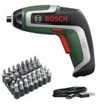 &bdquo;Bosch&ldquo; &bdquo;Bosch IXO 7&ldquo; + 32-osest otsikute komplekt kartongkarbis