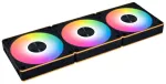 &bdquo;Lian Li&ldquo; UNI FAN CL FLEX juhtmeta PWM-ventilaator, ARGB &ndash; &bdquo;Reverse Blade&ldquo;, 120 mm, must, 3-osaline komplekt