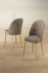Toolikomplekt (6 osa), Hanah Home, Cappuccino, kuldne, 45 x 91 x 42