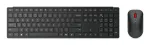 Lenovo 4X31S04814 klaviatuur ja hiir komplektis, Office RD, traadita &uuml;hendus + Bluetooth, saksa keeles, must