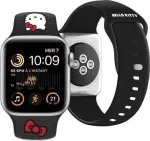 Silicone Kitty Head Strap Apple Watch 42/44/45/49mm Black