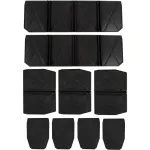 Einhell system case plastic compartment set, 9 pieces, insert (black,