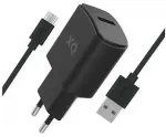 12 W, 2,4 A USB-C-kaabel, 1 m, must