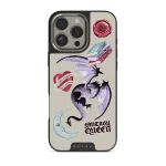 Plot Twister - iPhone 16 Pro Case, Elite Dark (MagSafe) / Silver