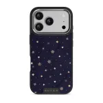 Midnight Kiss - Star iPhone 17 Pro Case, Elite Dark (MagSafe) / Silver