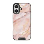 Morning Sunshine - Pastel Marble iPhone 17 Case, Elite Dark (MagSafe) / Silver