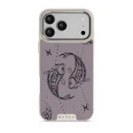Pisces - iPhone 17 Pro Max Case, Elite Light (MagSafe) / Silver / Purple