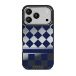Check & Mate - iPhone 17 Pro Case, Elite Mirror Dark (MagSafe) / Silver