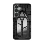 Skyborn - Samsung Galaxy S25 Plus Case, Elite Mirror Dark (Magnetic) / Silver
