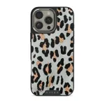 Baby Leo - Leopard iPhone 16 Pro Case, Elite Dark (MagSafe) / Silver