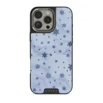 Ice Queen - Snowflakes iPhone 16 Pro Max Case, Elite Dark (MagSafe) / Silver
