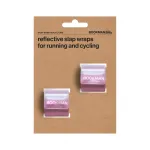 Helkurid BOOKMAN Reflective Snap Bands for Arm and Leg, roosad