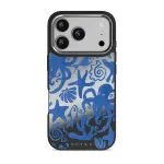 Nera - iPhone 17 Pro Case, Elite Mirror Dark (MagSafe) / Silver