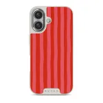 Pomegranate - iPhone 16 Case, Elite Light (MagSafe) / Silver