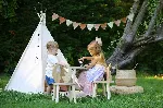Laste lauakomplekt, Hanah Home, hirv, pruun