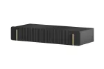 Wall Mounted Dressing Table Malmi - Black / Gold