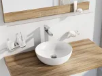 Tasapinnale paigaldatav valamu Ravak UNI, l&auml;bim&otilde;&otilde;t 40 cm, ilma &uuml;levooluta, valge XJX01140003
